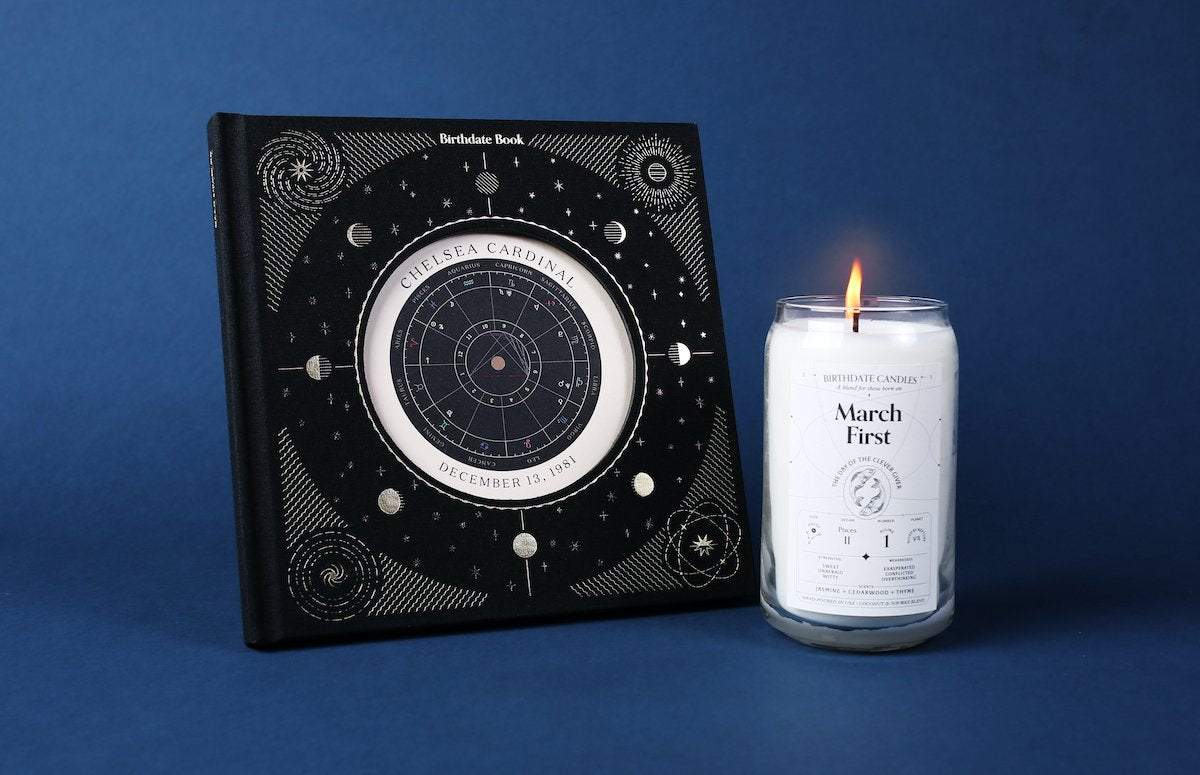 Personalized Zodiac Candles and Books | Birthdate Co.