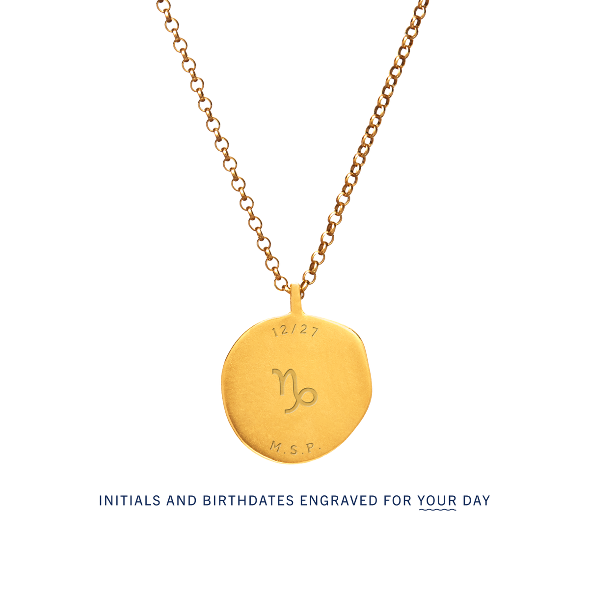 The June 1 Zodiac Pendant Necklace - Birthdate Co.
