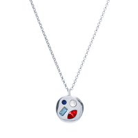 The January Seventh Pendant in Sterling Silver