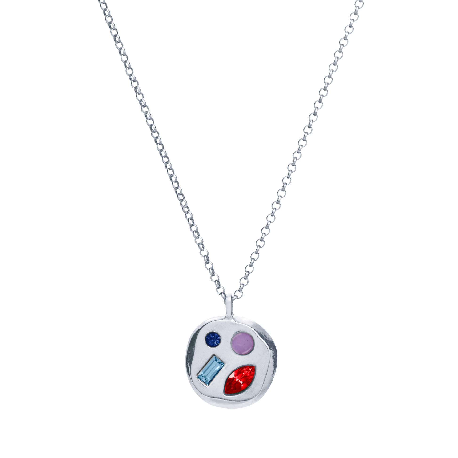 The January Seventeenth Pendant in Sterling Silver