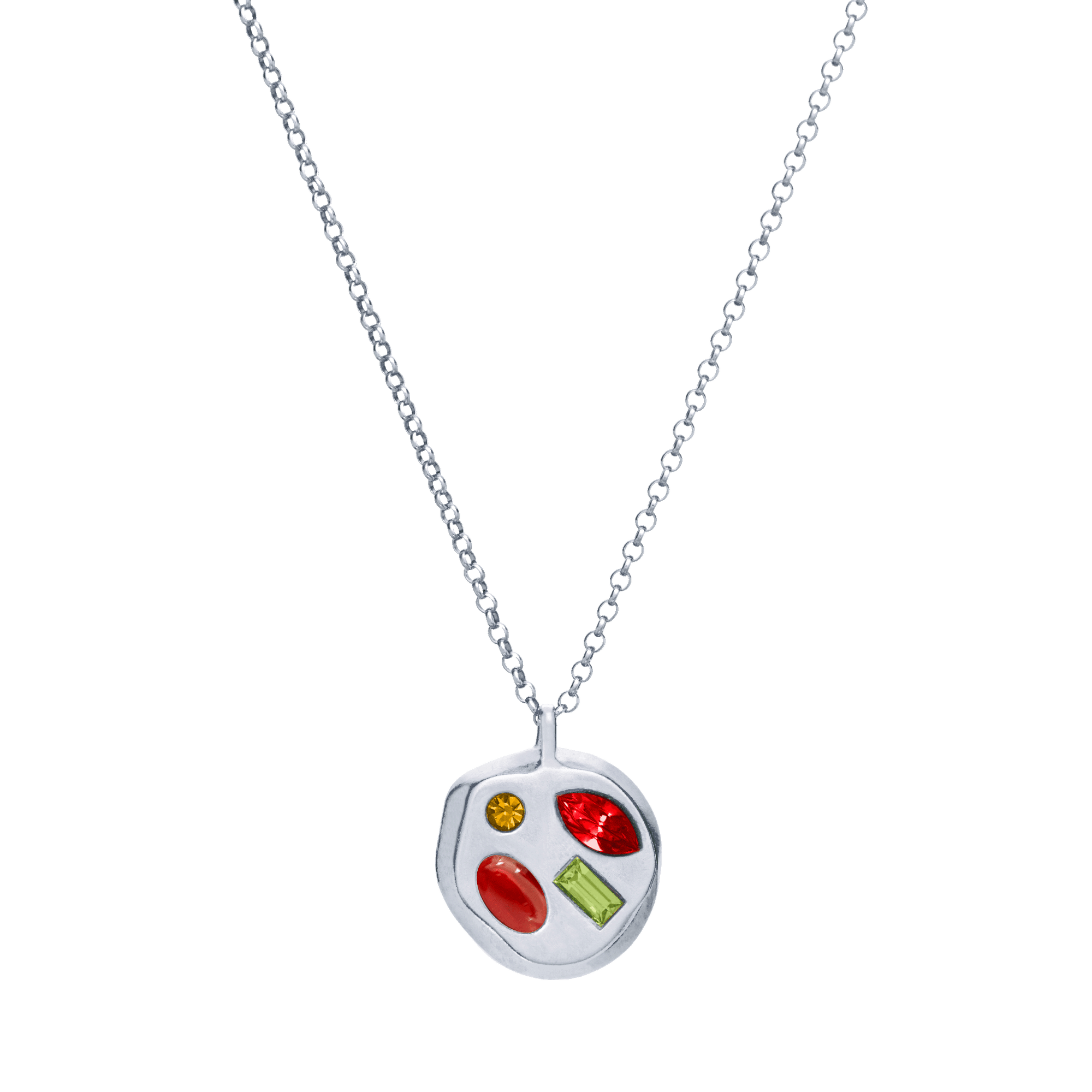 The January Eighteenth Pendant in Sterling Silver