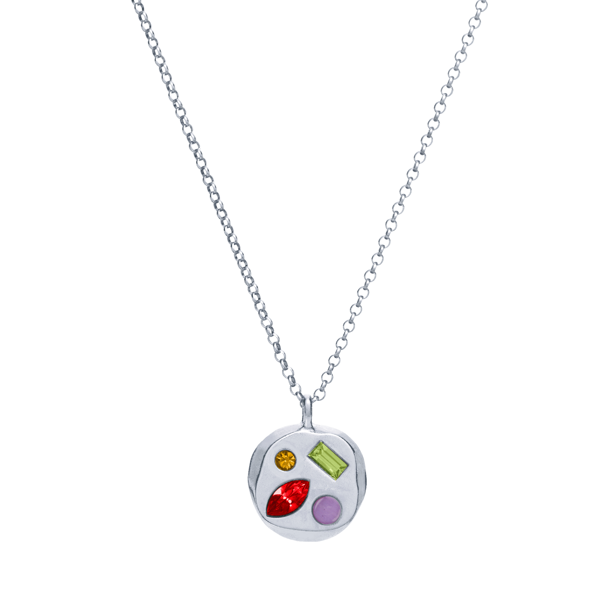 The January Twentieth Pendant in Sterling Silver
