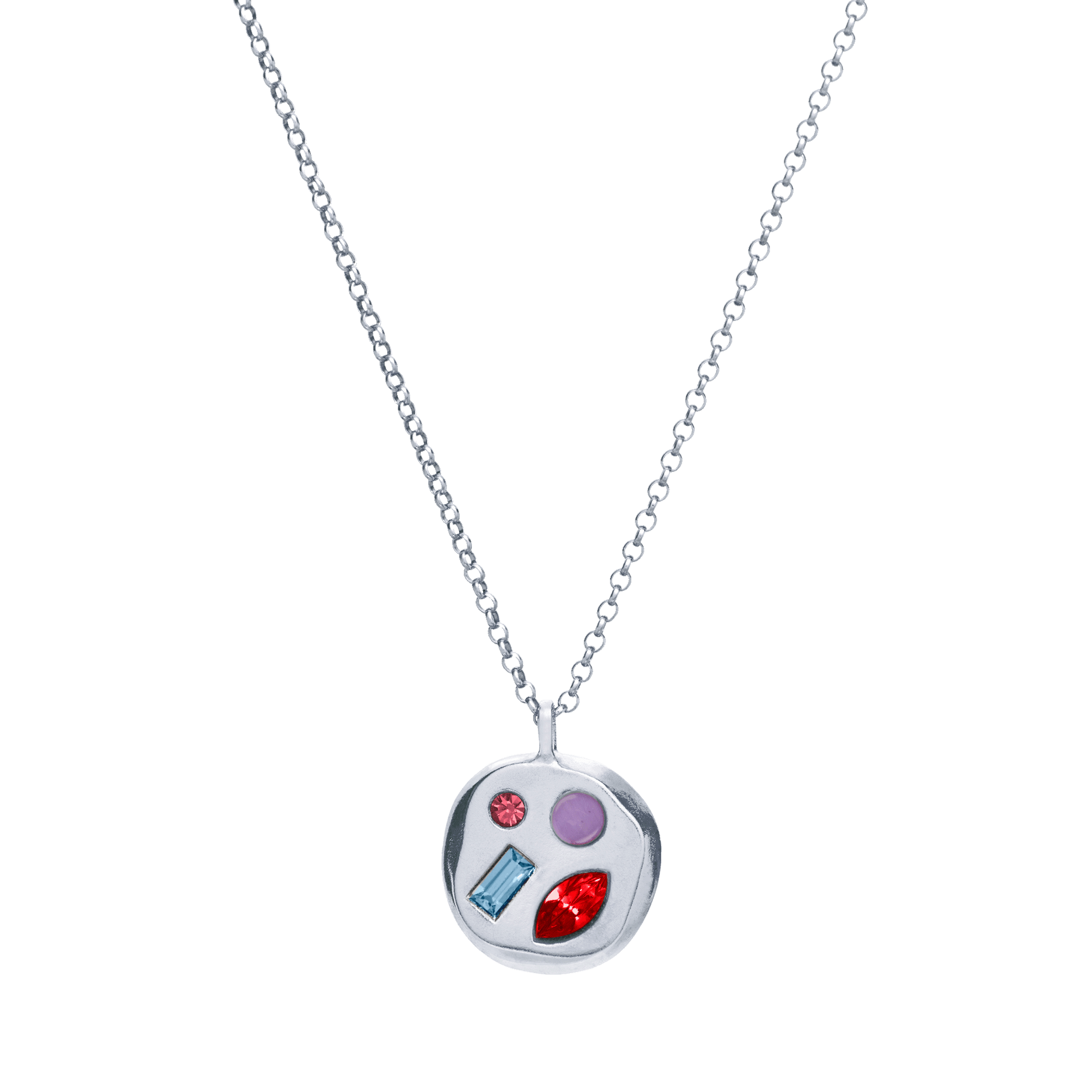 The January Twenty-Second Pendant in Sterling Silver