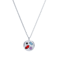 The January Thirtieth Pendant in Sterling Silver