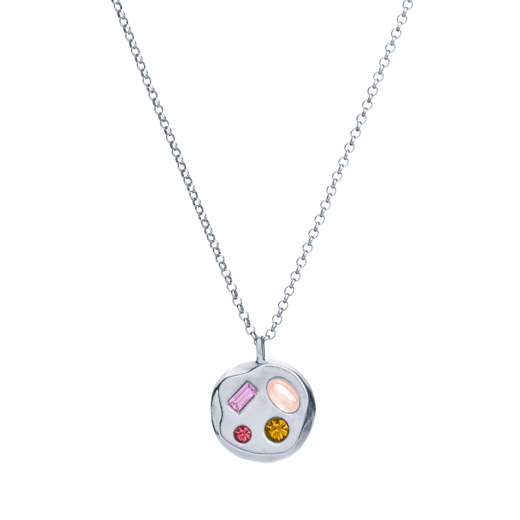 The February Sixth Pendant in Sterling Silver