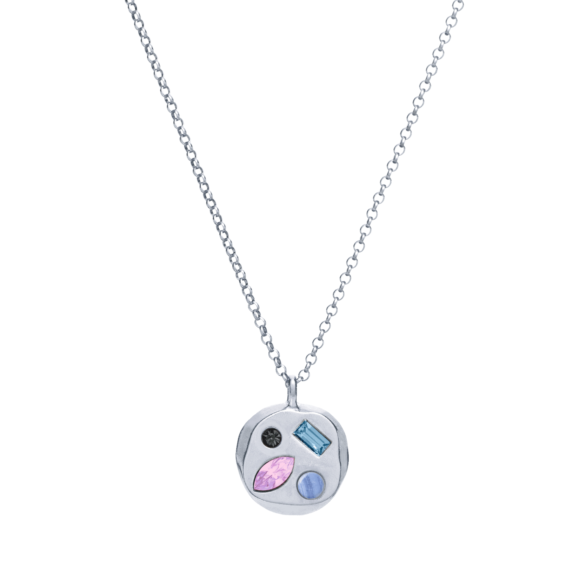 The February Fifteenth Pendant in Sterling Silver