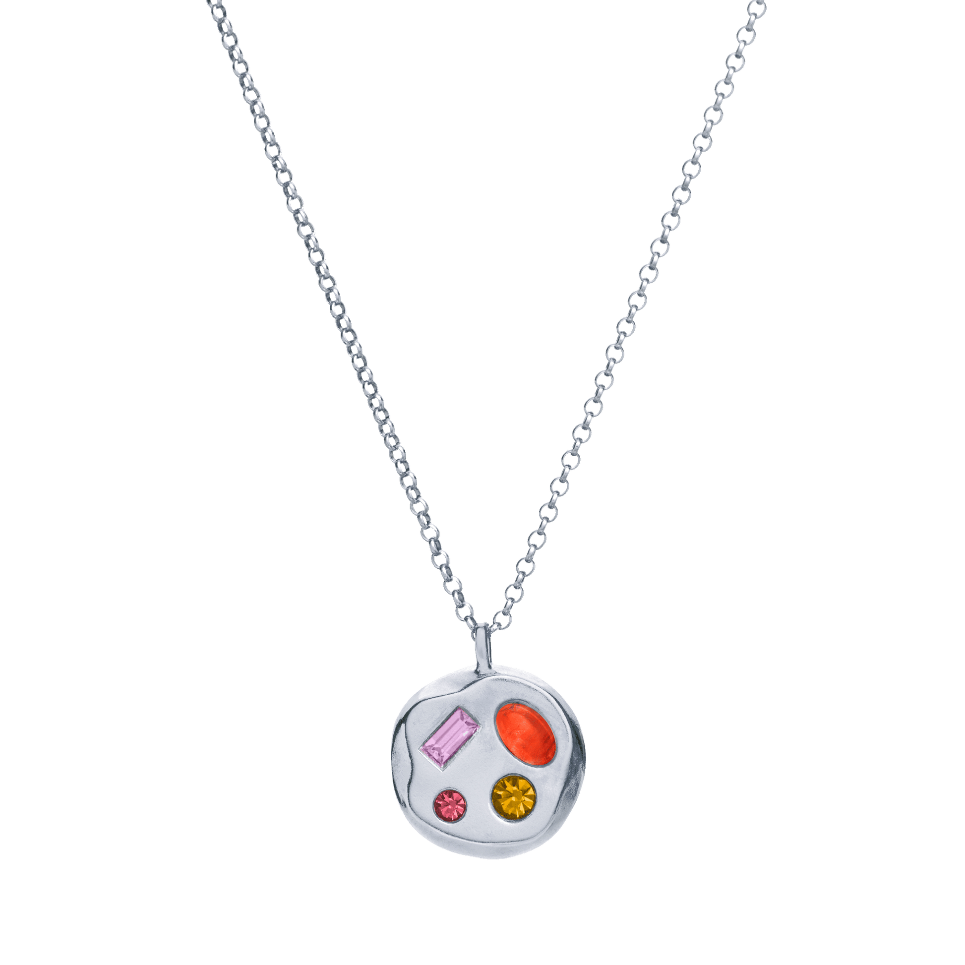 The February Sixteenth Pendant in Sterling Silver