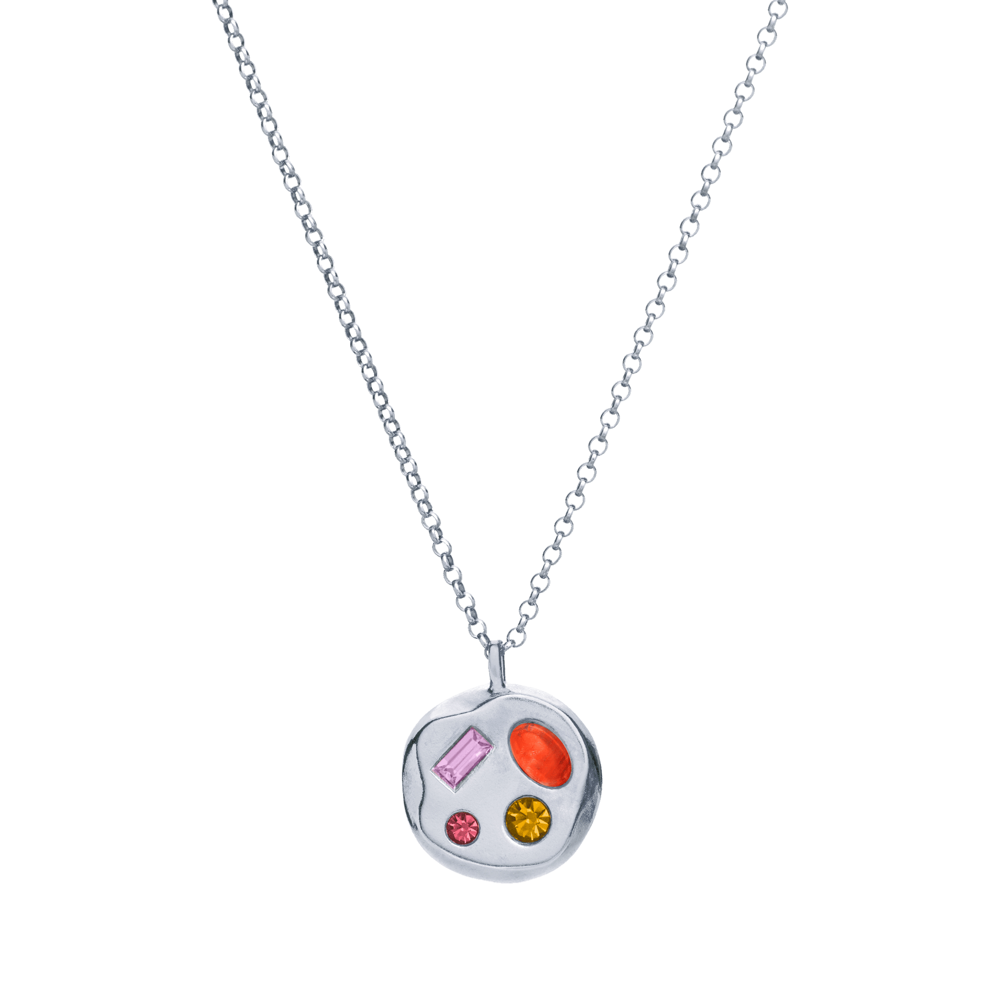 The February Sixteenth Pendant in Sterling Silver