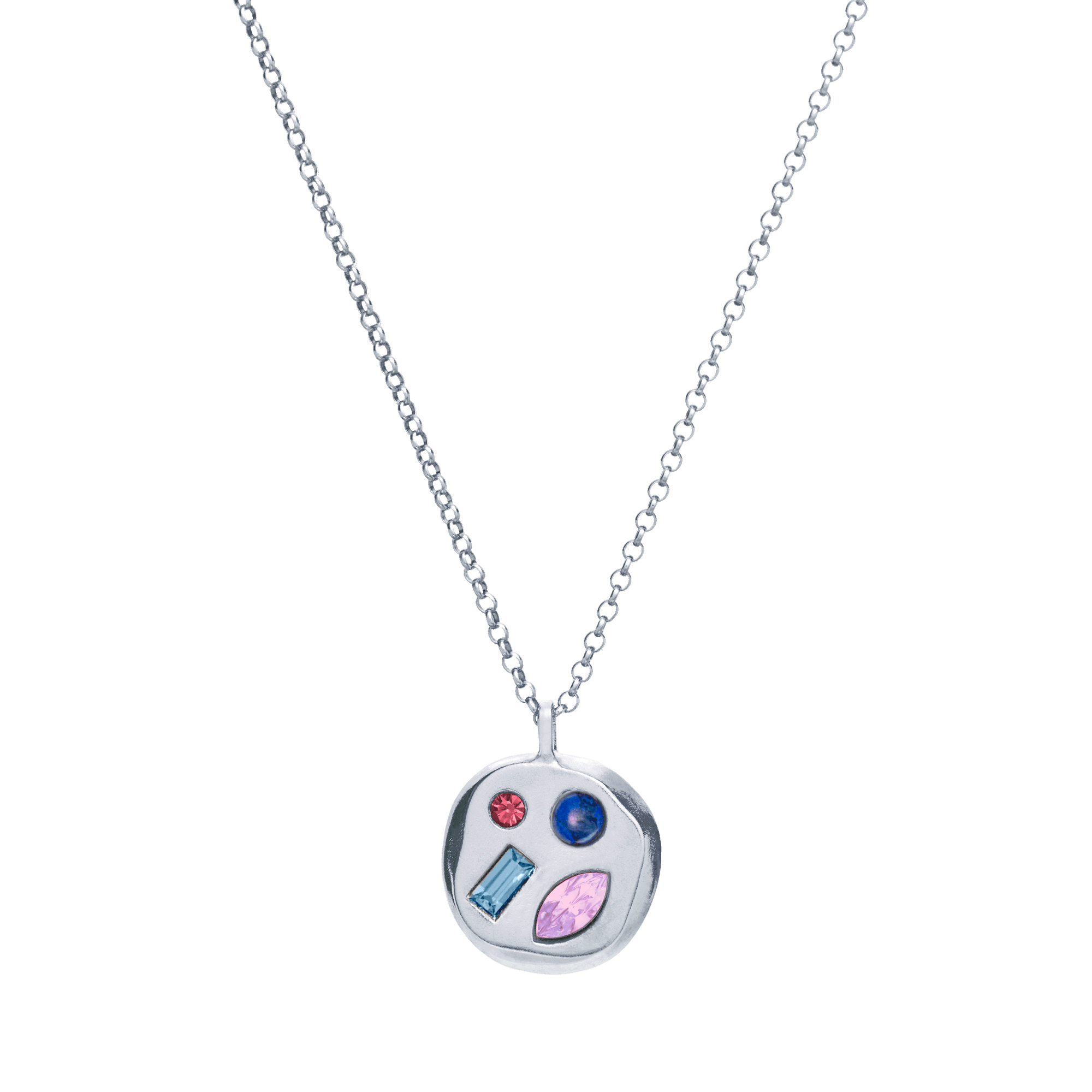 The February Seventeenth Pendant in Sterling Silver