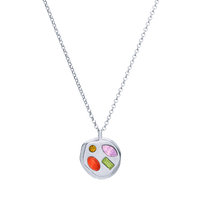 The February Eighteenth Pendant in Sterling Silver