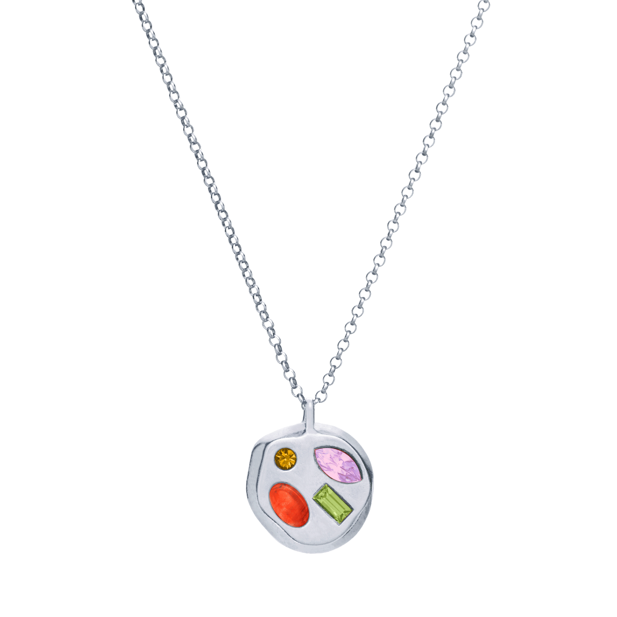 The February Eighteenth Pendant in Sterling Silver