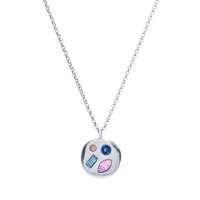 The February Twenty-Second Pendant in Sterling Silver