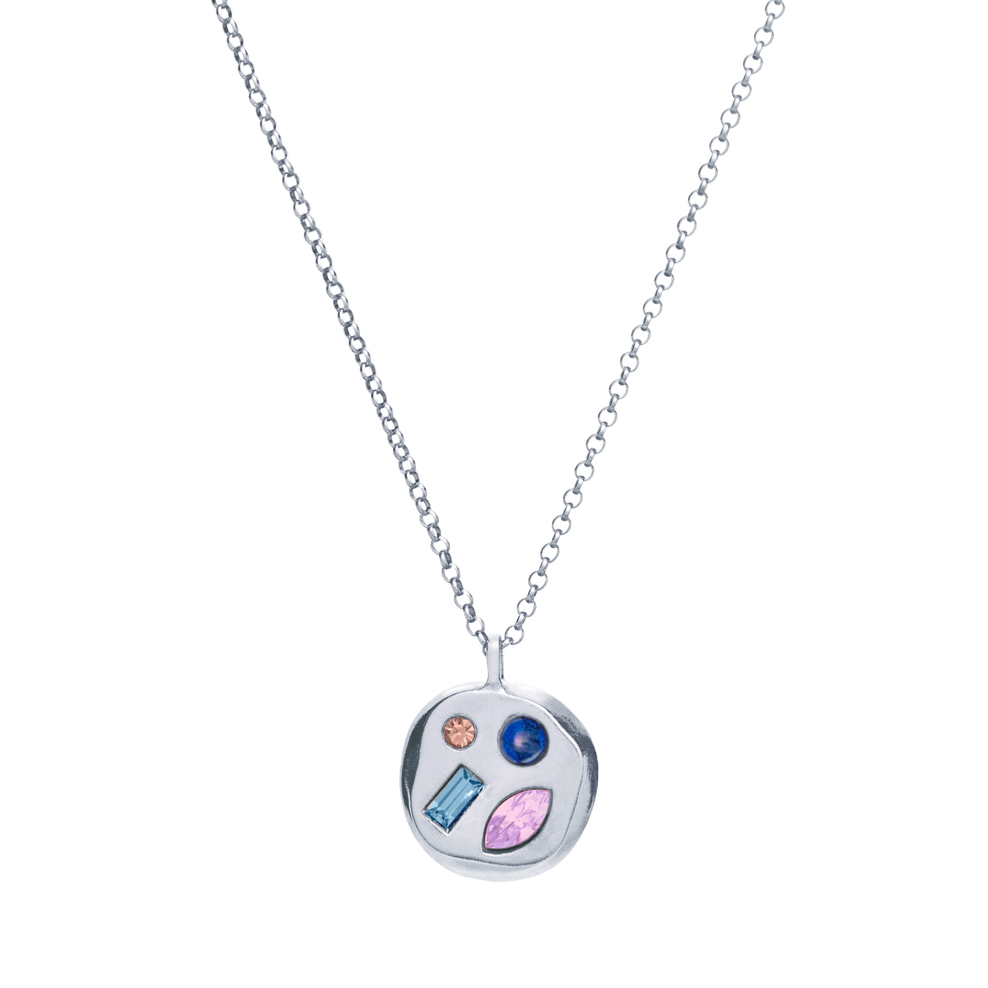 The February Twenty-Second Pendant in Sterling Silver