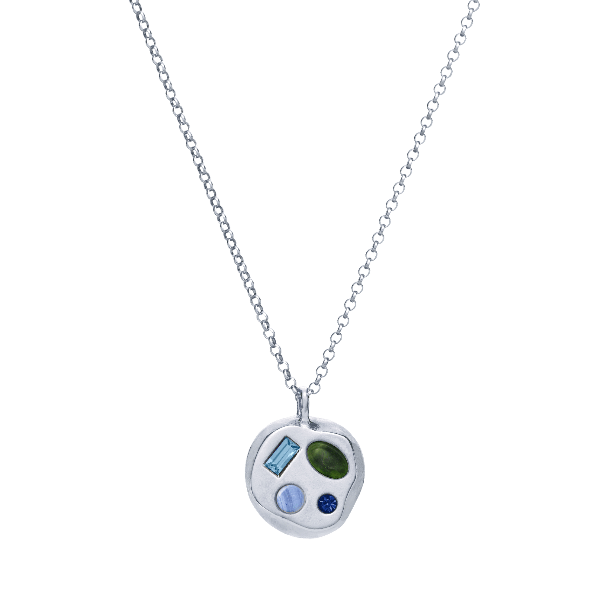 The March Fourth Pendant in Sterling Silver