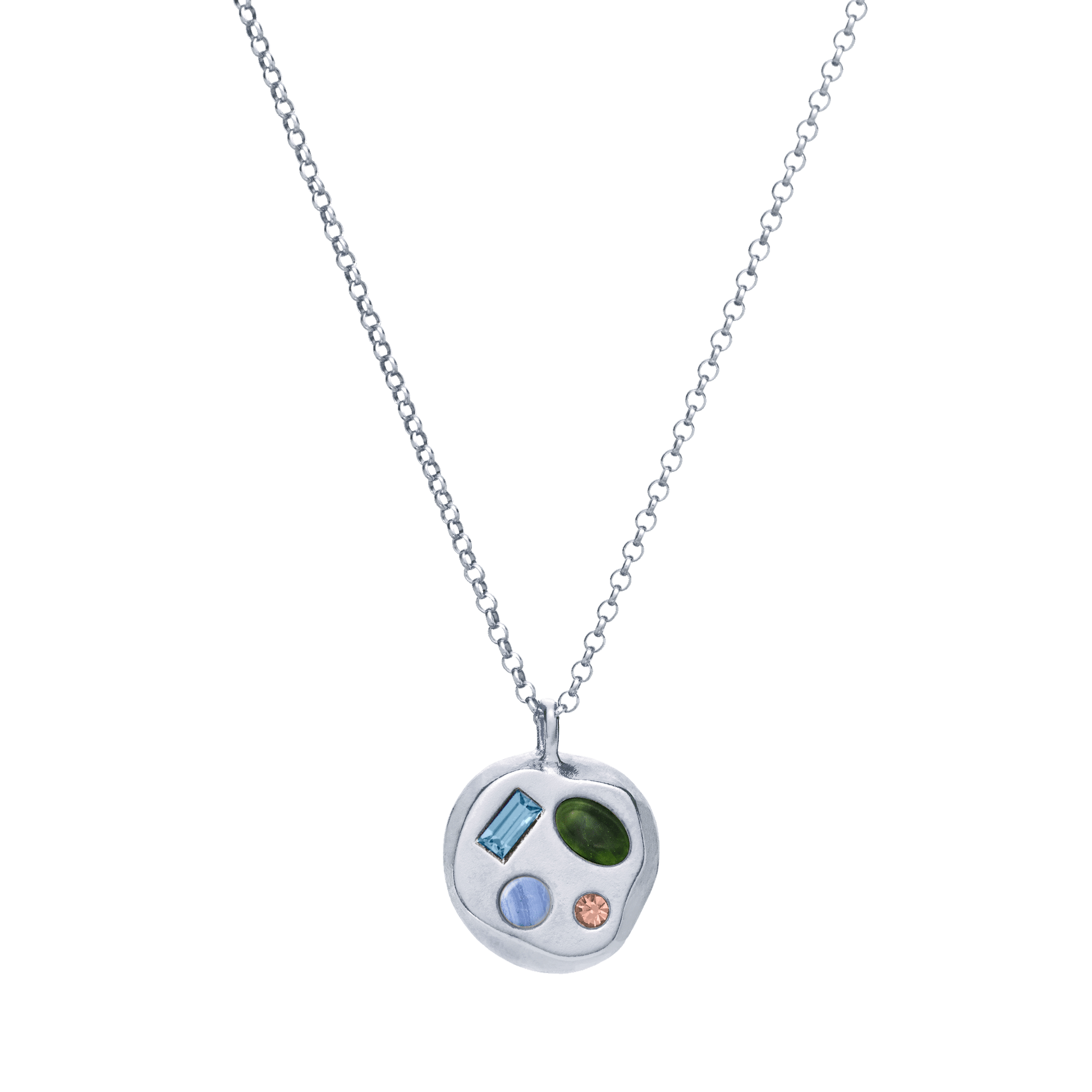 The March Ninth Pendant in Sterling Silver