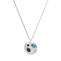 The March Thirteenth Pendant in Sterling Silver