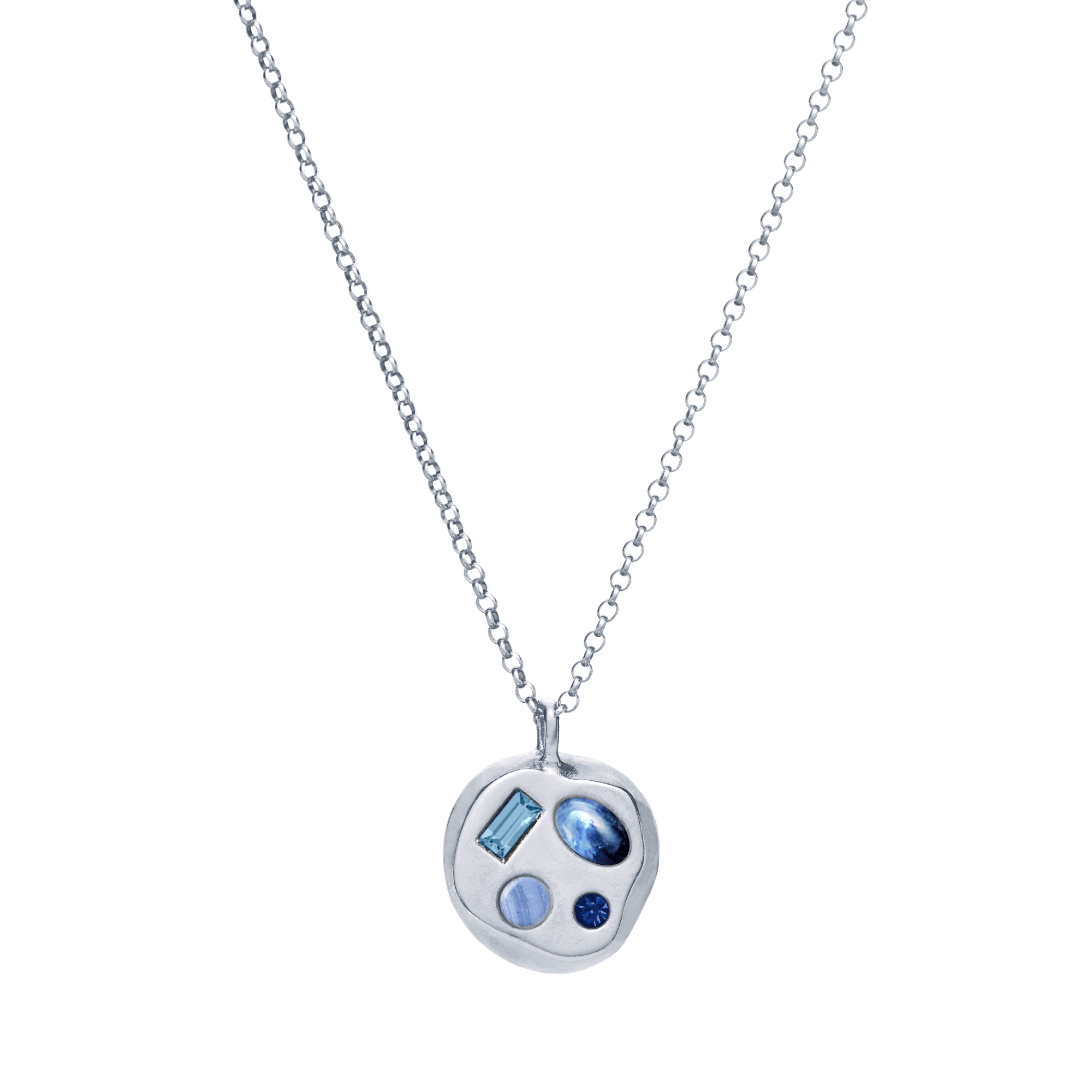 The March Fourteenth Pendant in Sterling Silver