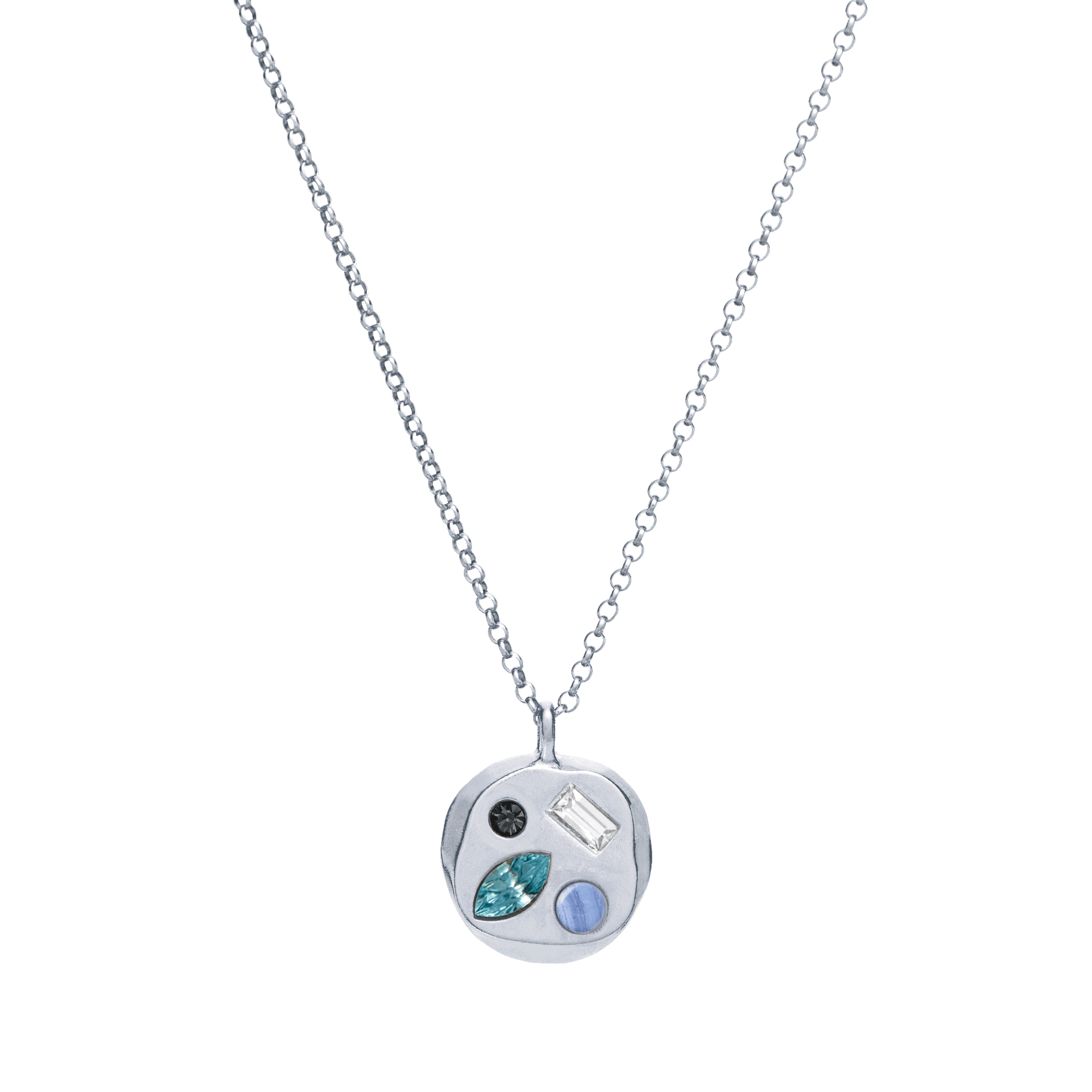 The March Fifteenth Pendant in Sterling Silver
