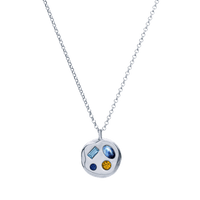 The March Sixteenth Pendant in Sterling Silver