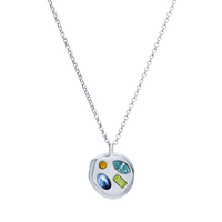 The March Eighteenth Pendant in Sterling Silver