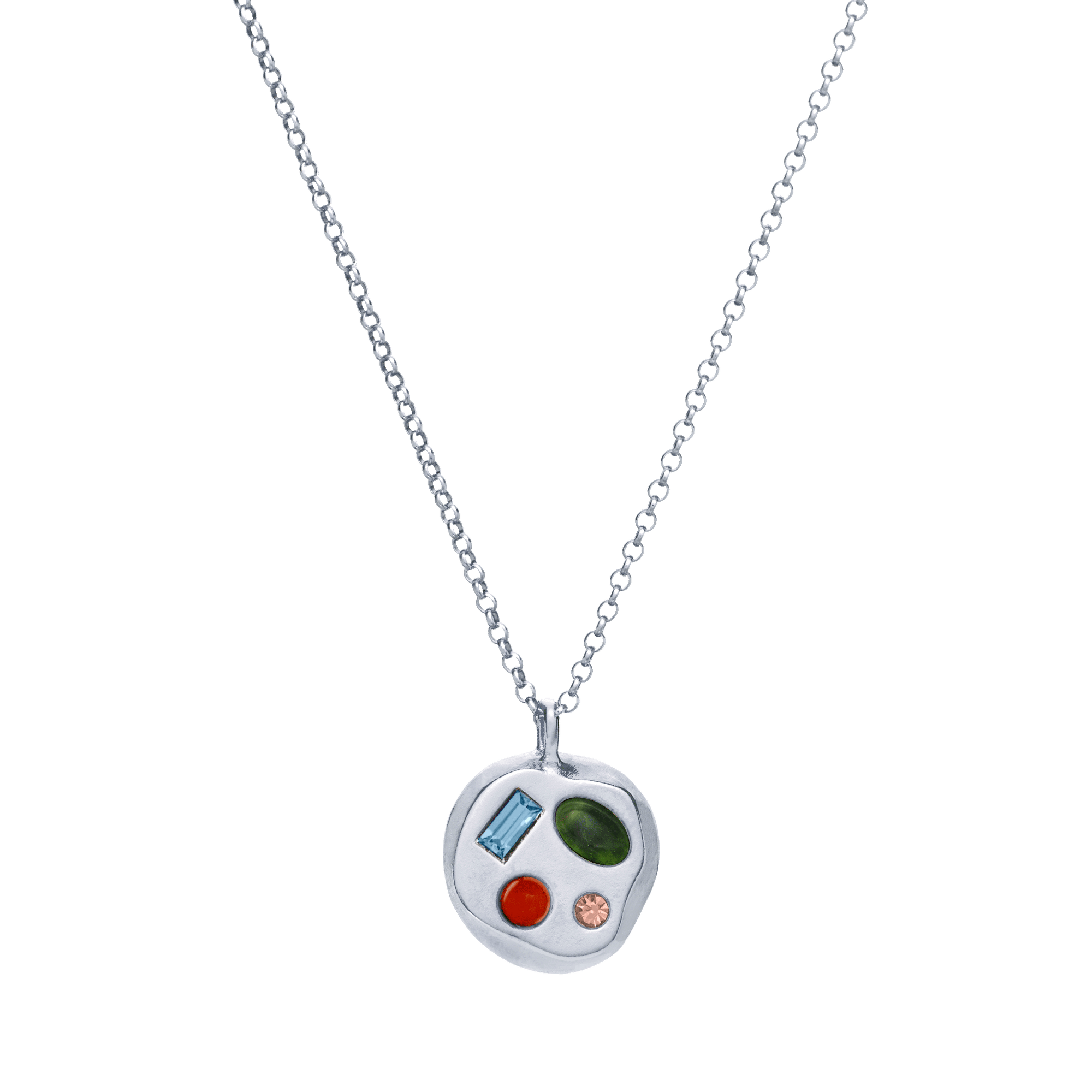 The March Nineteenth Pendant in Sterling Silver