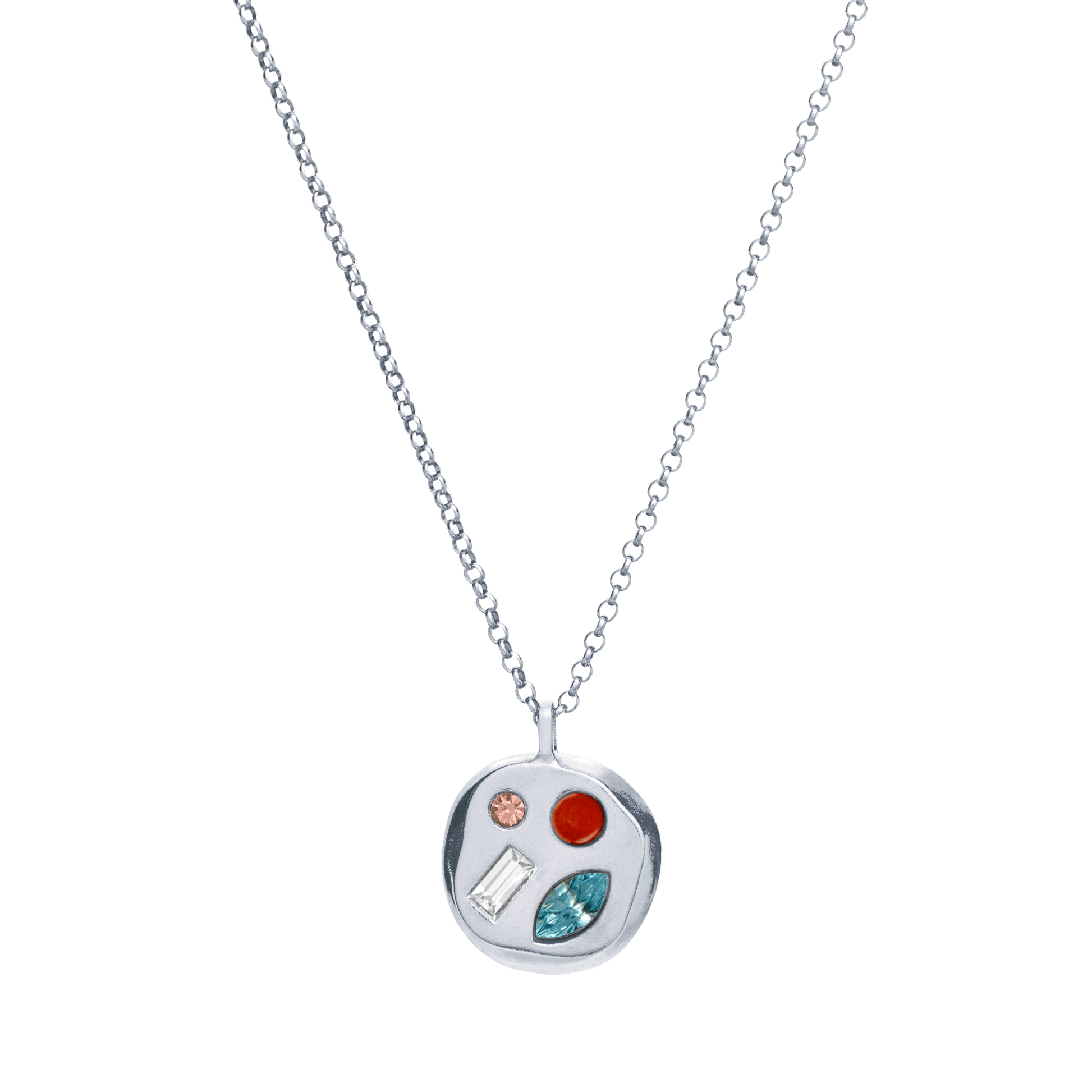 The March Twenty-Second Pendant in Sterling Silver
