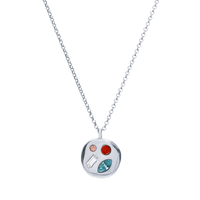The March Twenty-Second Pendant in Sterling Silver