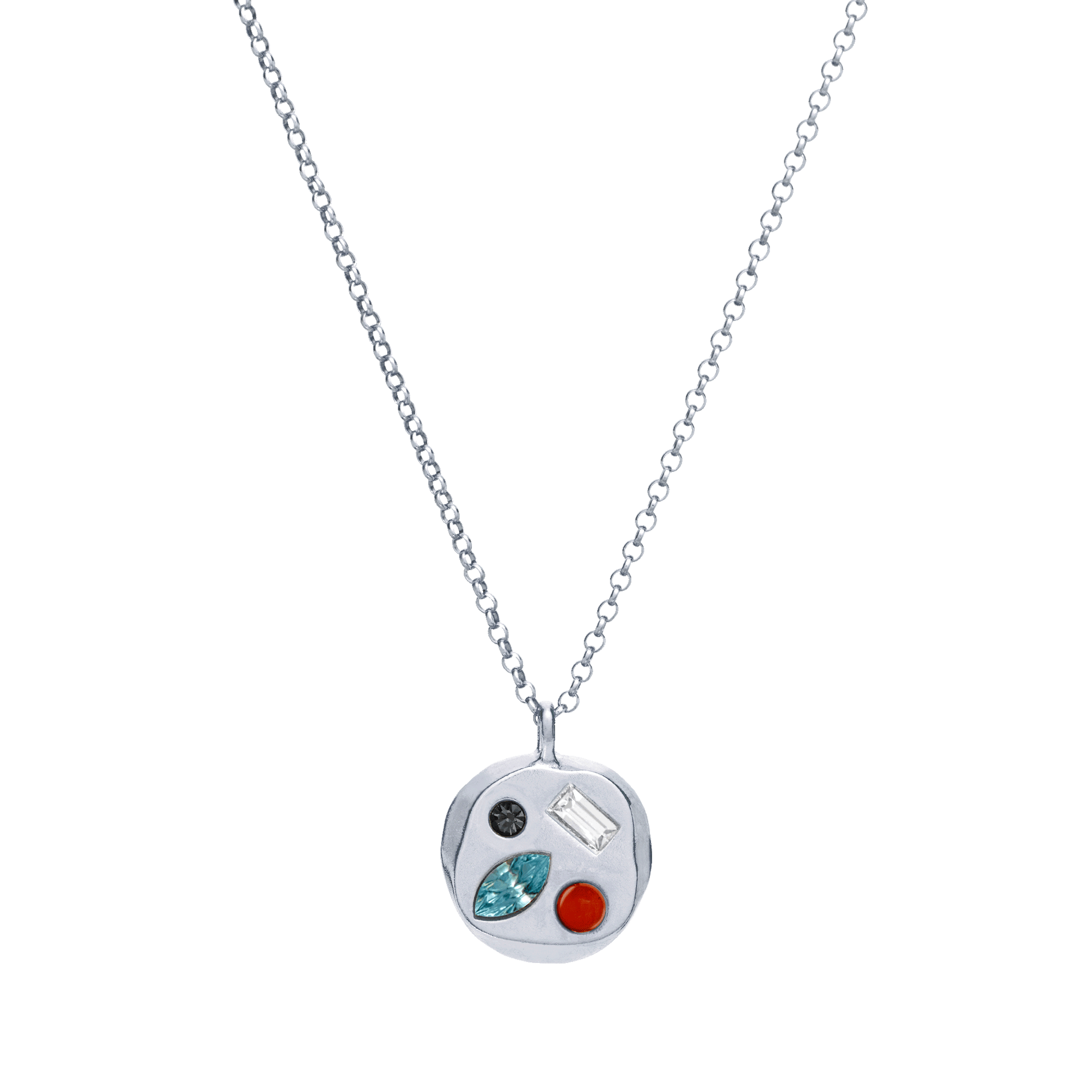 The March Thirtieth Pendant in Sterling Silver
