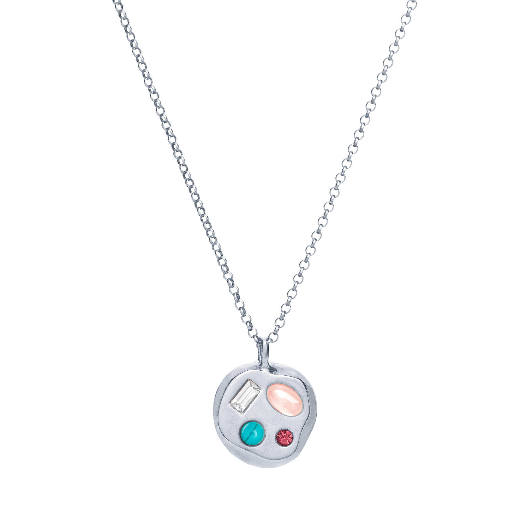 The April Ninth Pendant in Sterling Silver
