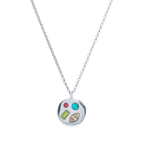 The April Twelfth Pendant in Sterling Silver