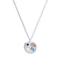 The April Thirteenth Pendant in Sterling Silver