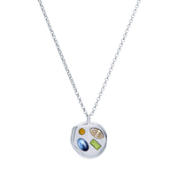 The April Eighteenth Pendant in Sterling Silver