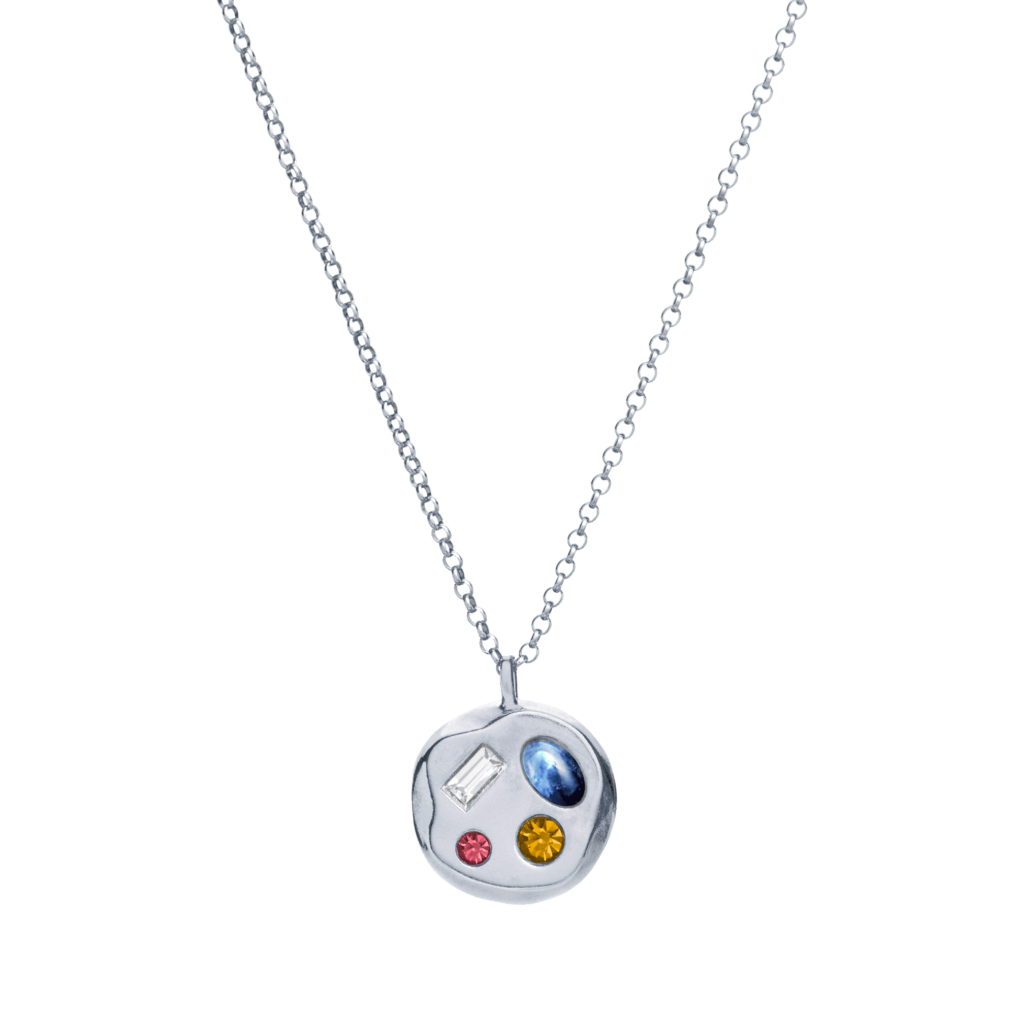 The April Twenty-First Pendant in Sterling Silver