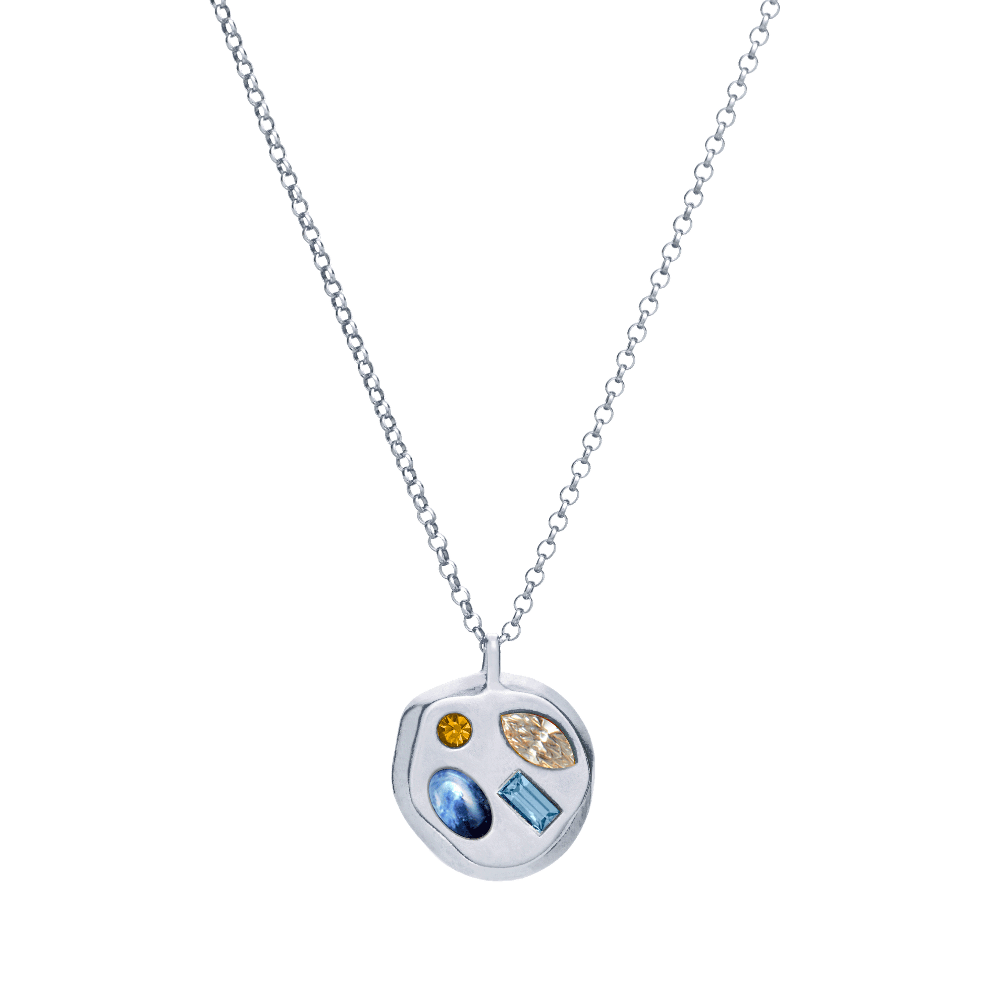 The April Twenty-Third Pendant in Sterling Silver