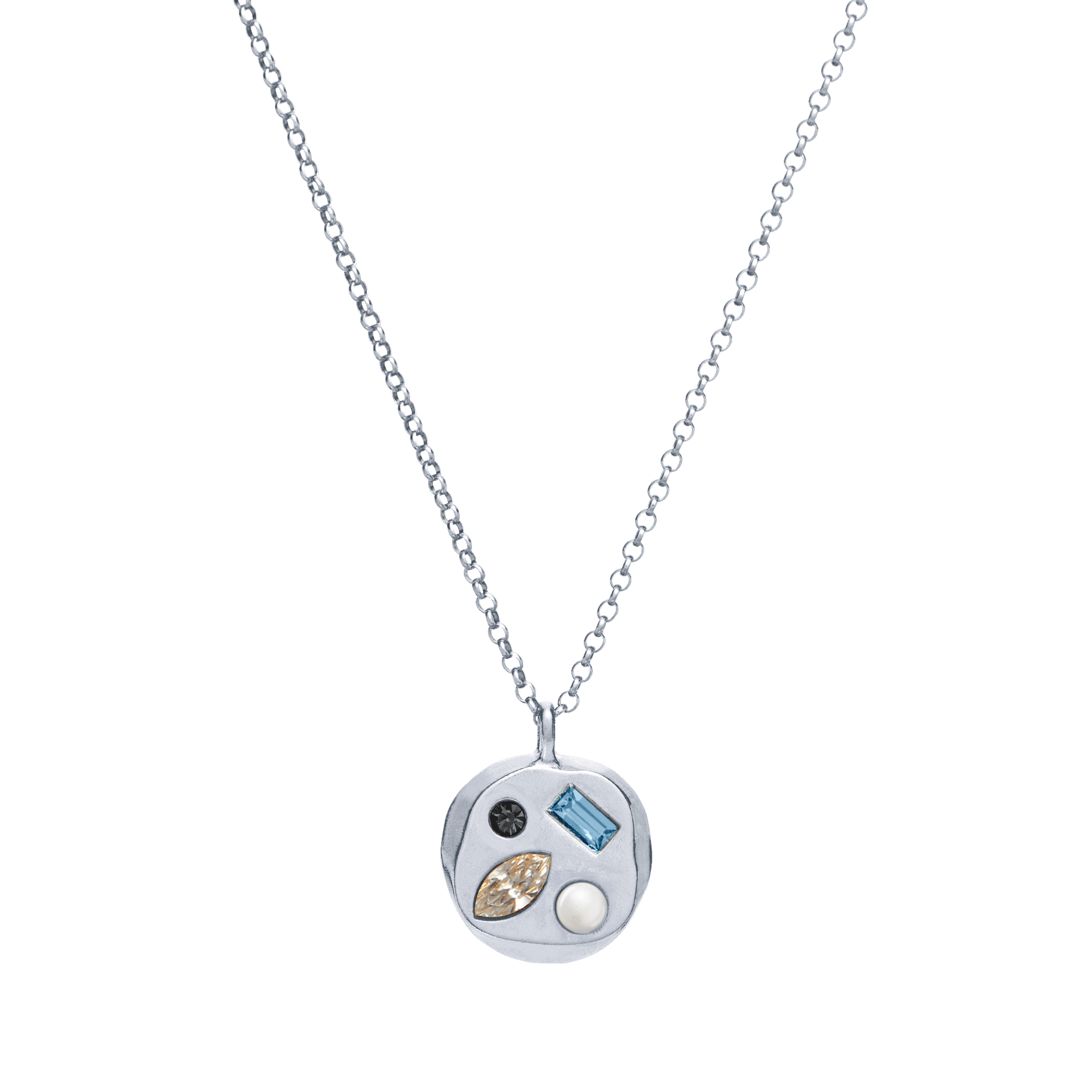 The April Thirtieth Pendant in Sterling Silver