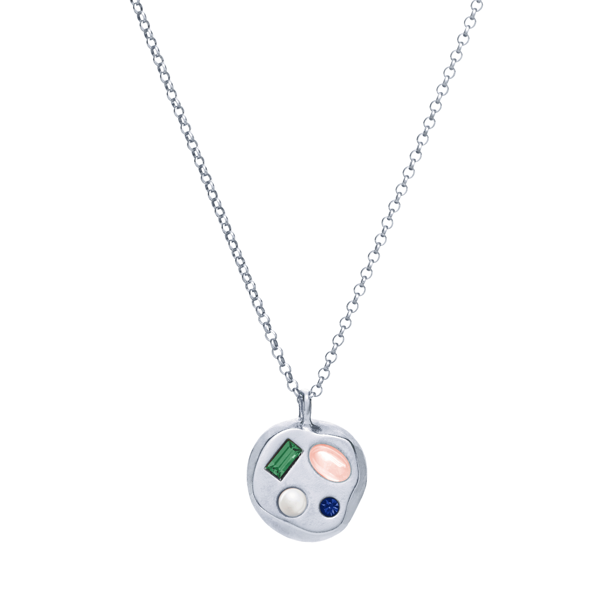 The May Fourth Pendant in Sterling Silver