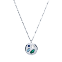 The May Seventh Pendant in Sterling Silver