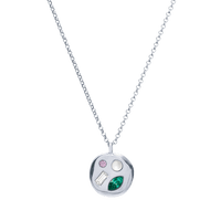The May Twelfth Pendant in Sterling Silver