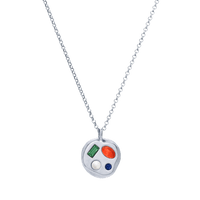 The May Fourteenth Pendant in Sterling Silver