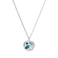 The May Fifteenth Pendant in Sterling Silver