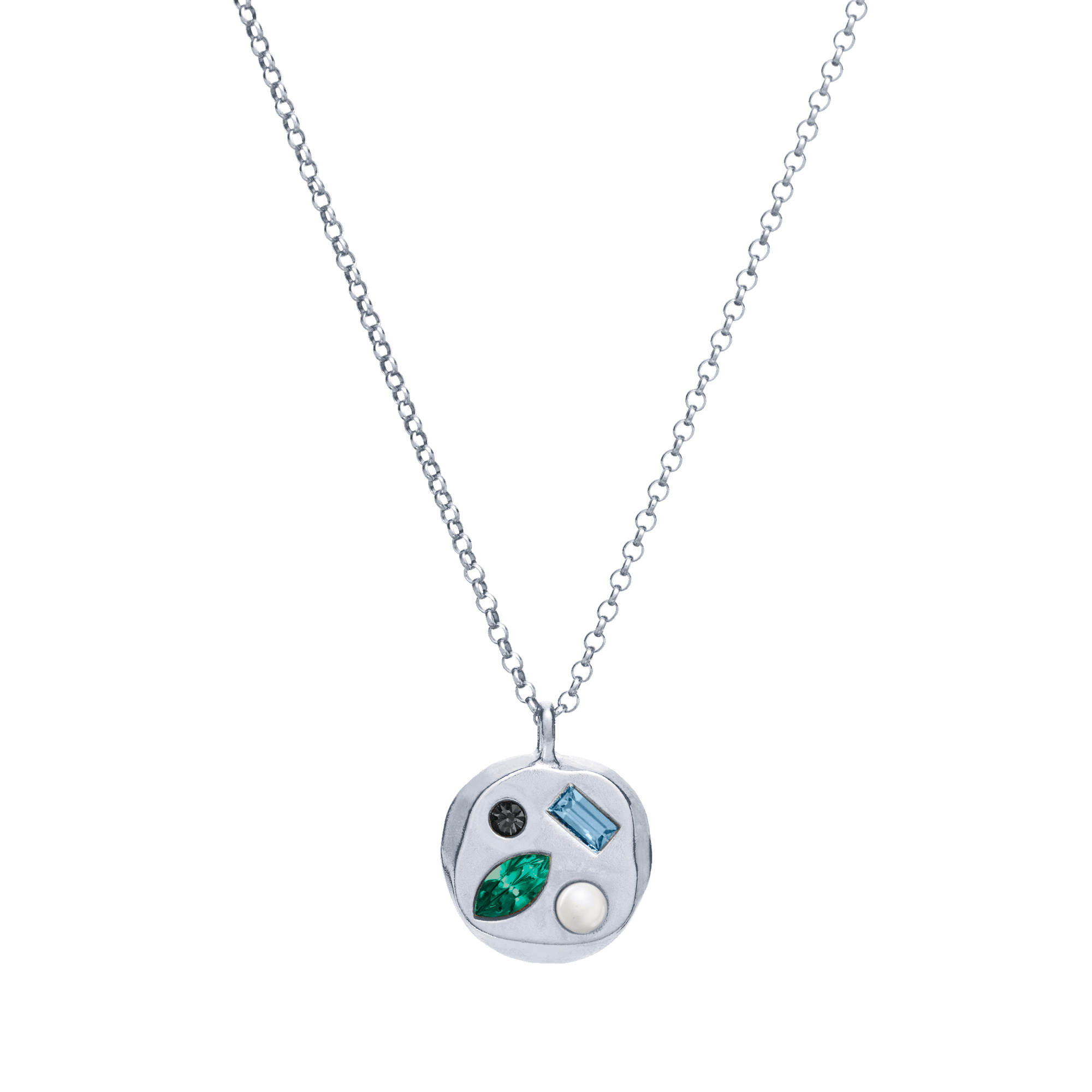 The May Fifteenth Pendant in Sterling Silver