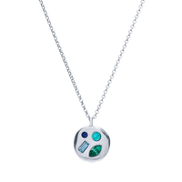 The May Seventeenth Pendant in Sterling Silver