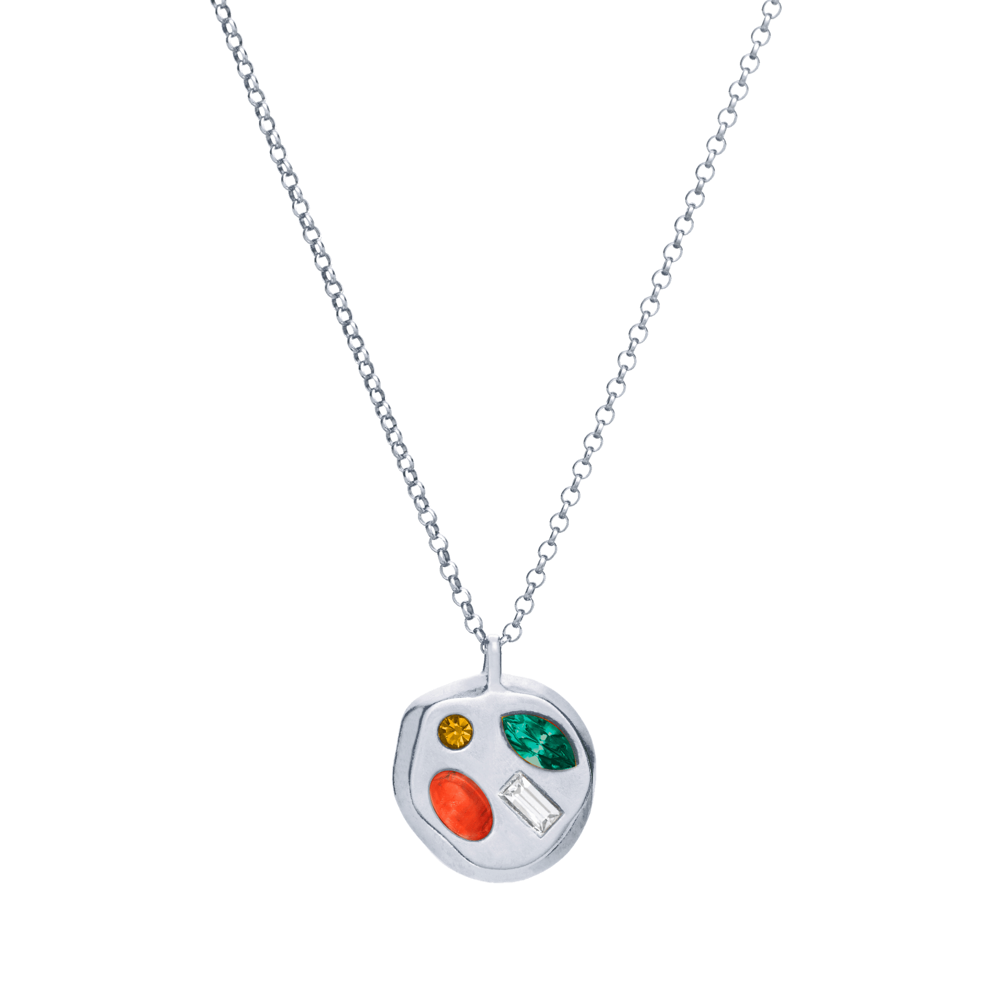 The May Eighteenth Pendant in Sterling Silver