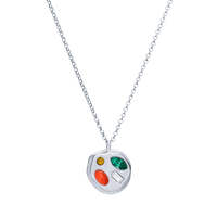 The May Eighteenth Pendant in Sterling Silver
