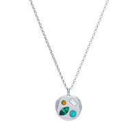 The May Twentieth Pendant in Sterling Silver