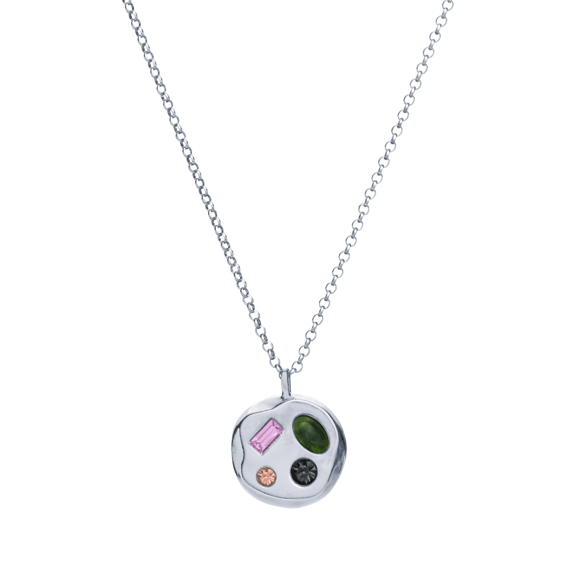 The June First Pendant in Sterling Silver