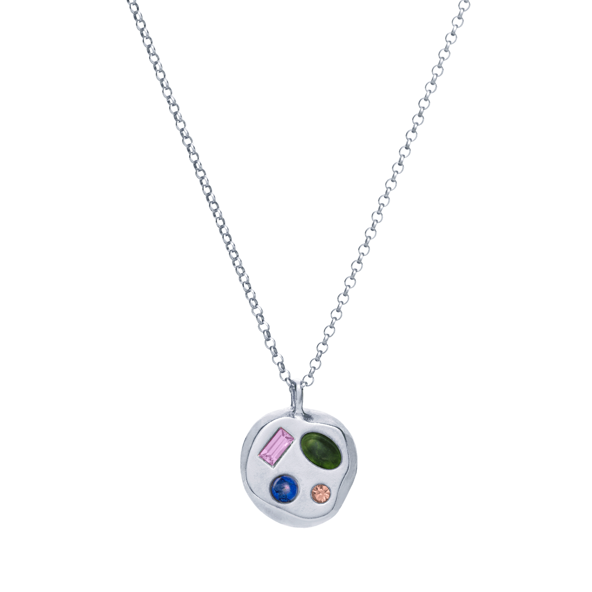 The June Fourth Pendant in Sterling Silver