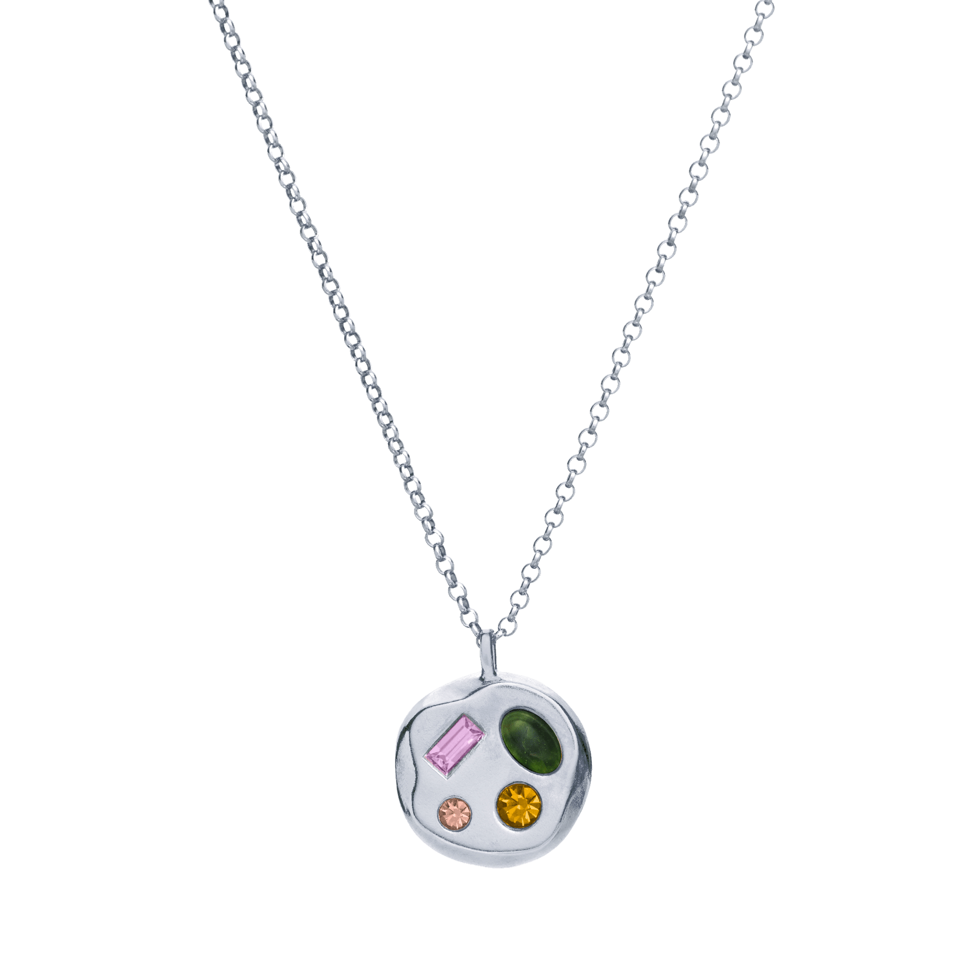 The June Sixth Pendant in Sterling Silver