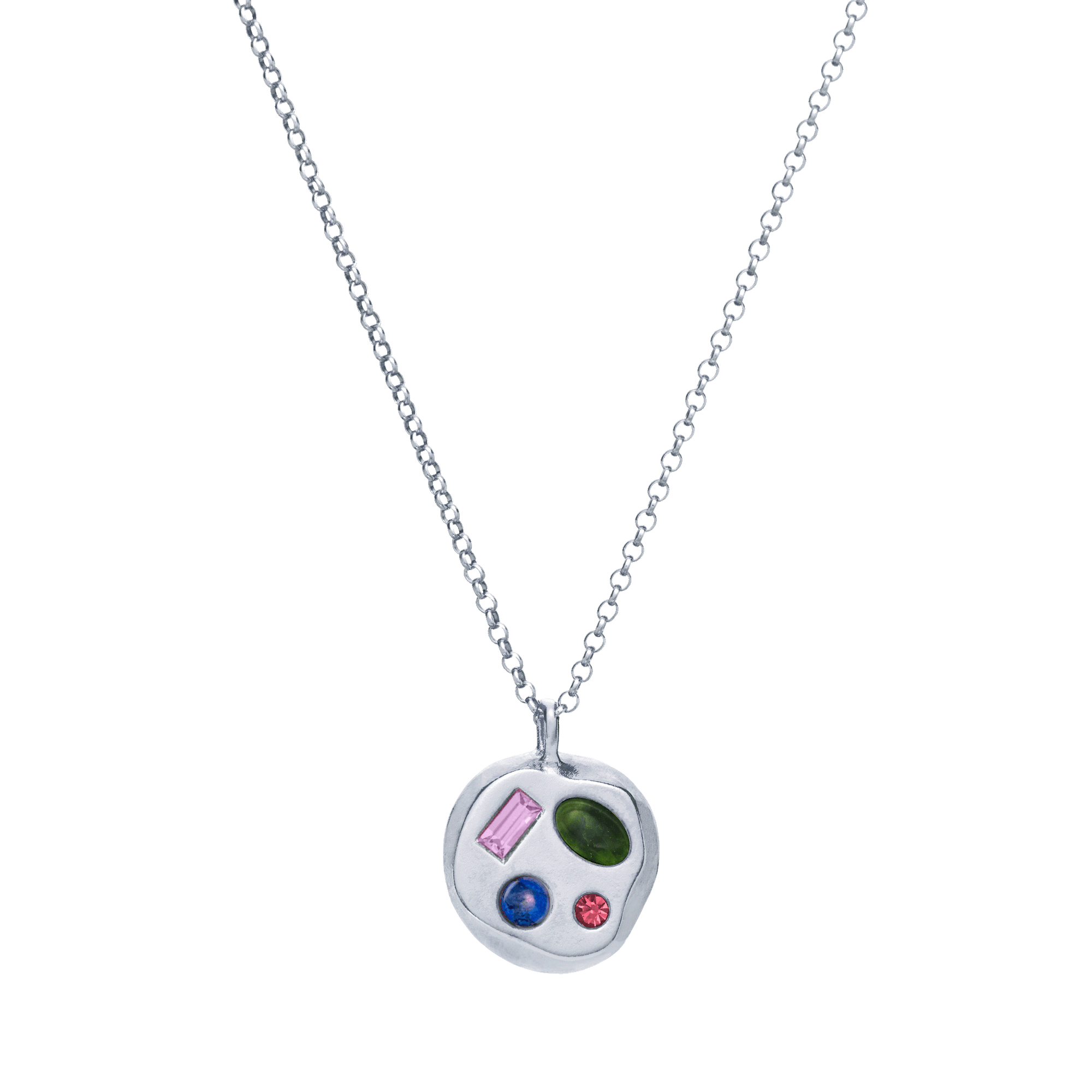 The June Ninth Pendant in Sterling Silver
