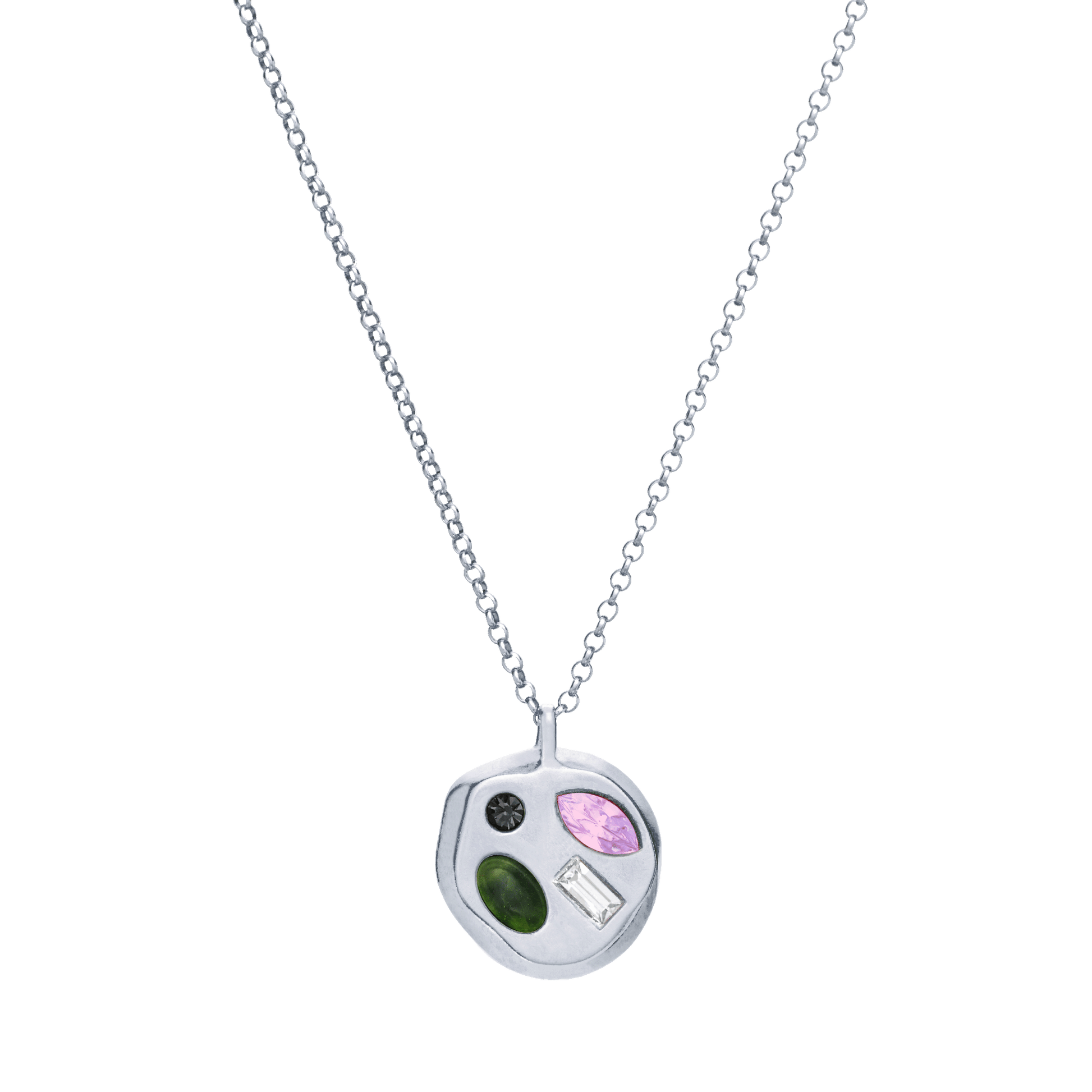 The June Thirteenth Pendant in Sterling Silver